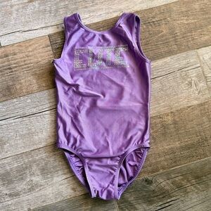 Ozone youth large purple leotard “elite”
